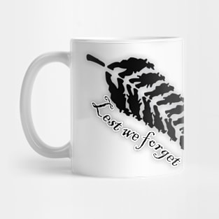 lest we forget Mug